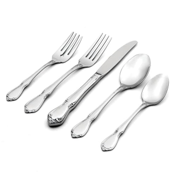 Oneida Chateau 5-Piece Flatware Set for Elegant Dining