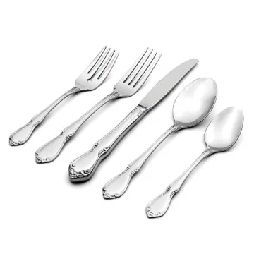 Oneida Chateau 5-Piece Flatware Set for Elegant Dining