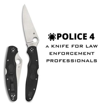 Spyderco Police 4 Lightweight Knife | VG-10 Steel Excellence