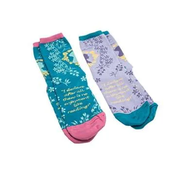 Jane Austen Gifts Set - Jane Austen Candle, Jane Austen Socks, Jane Austen Tea with Small Tea Infuser Ball, and Jane Austen Notecards