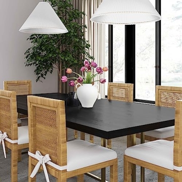 Elegant Tov Furniture Amara Rattan Dining Chair
