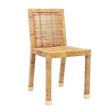 Elegant Tov Furniture Amara Rattan Dining Chair