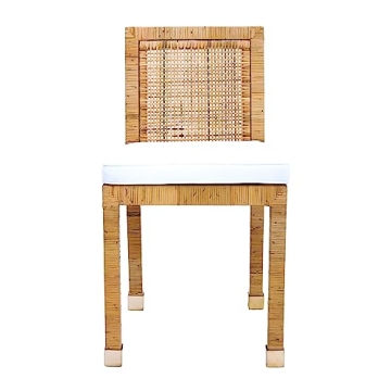 Elegant Tov Furniture Amara Rattan Dining Chair