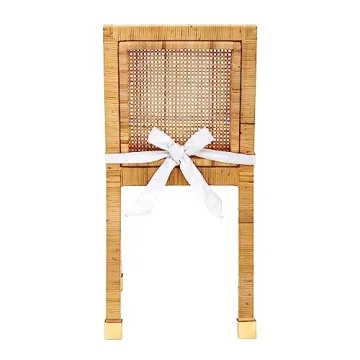 Elegant Tov Furniture Amara Rattan Dining Chair