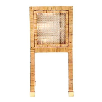 Elegant Tov Furniture Amara Rattan Dining Chair