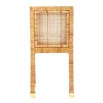Elegant Tov Furniture Amara Rattan Dining Chair