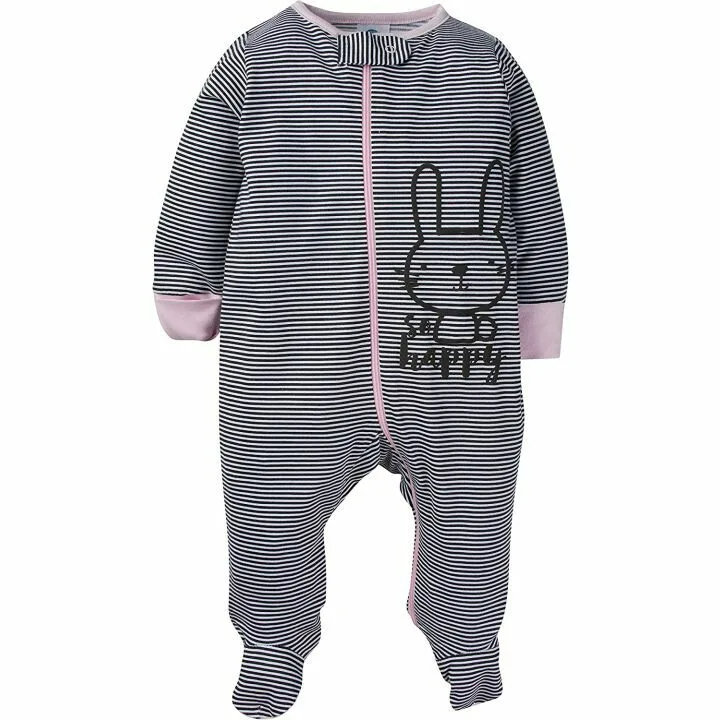 Gerber Baby-Girls 4 Pack Sleep 'N Play Footies