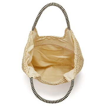 Women Straw Bgas Woven Tote Large Beach Summer Handmade Weaving Shoulder Bag Handbag