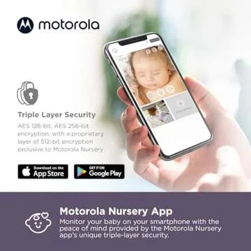 Motorola Baby Monitor VM855-2 with HD Video and App Connection