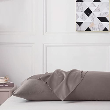 Leeden Body Pillow Cover Soft Cotton 800 Thread Count