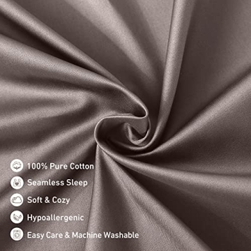 Leeden Body Pillow Cover Soft Cotton 800 Thread Count