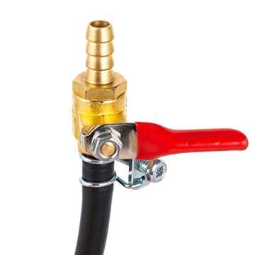 ALPHA MOTO Professional Motorcycle Auxiliary Fuel Container, Remote Gas Storage Tool Compatible with All Carbureted Bikes