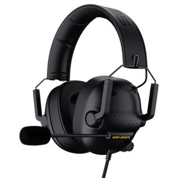 SENZER SG500 Gaming Headset - Immersive Surround Sound & Noise Cancelling Mic
