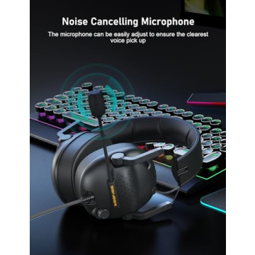 SENZER SG500 Gaming Headset Surround Sound Noise Cancelling Mic