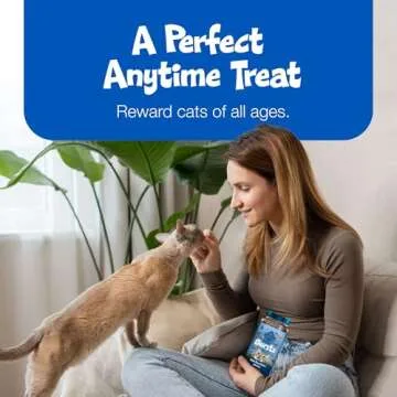 Blue Buffalo Bursts Crunchy & Creamy Cat Treats, Great for Training, Delish Liver & Beef, 5-oz Bag