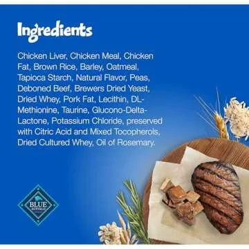 Blue Buffalo Bursts Crunchy & Creamy Cat Treats, Great for Training, Delish Liver & Beef, 5-oz Bag