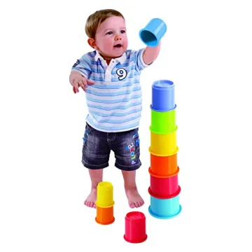 KIDSTHRILL Rainbow Stacking Cups for Toddlers 1-3 Years