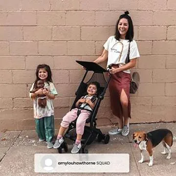 The Clutch Stroller by Delta Children - Lightweight Compact Folding Stroller - Fits Airplane Overhea...