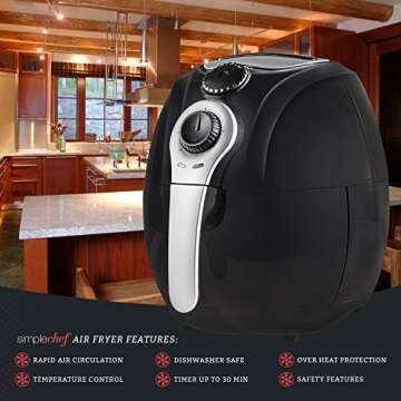 Simple Chef Air Fryer for Healthier Meals in Minutes
