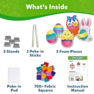 Skillmatics Poke-in Art Kit - Mess-Free Easter Craft for Kids