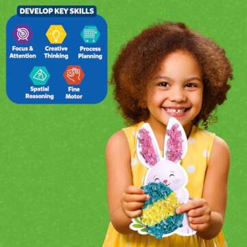 Skillmatics Poke-in Art Kit - Mess-Free Easter Craft for Kids