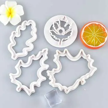 Orapink Autumn Leaf Cookie Cutters Set - Creative Baking Fun for All Ages