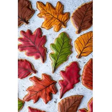 Orapink Autumn Leaf Cookie Cutters for Fun Baking 4 pcs
