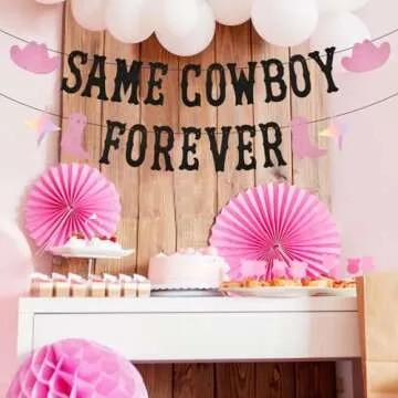 Perfect Same Cowboy Forever Banner for Parties