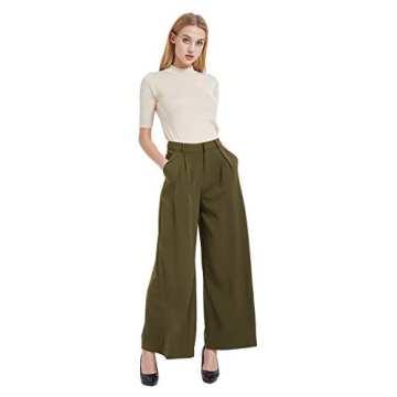 Tronjori Women High Waist Palazzo Pants - Style Meets Comfort
