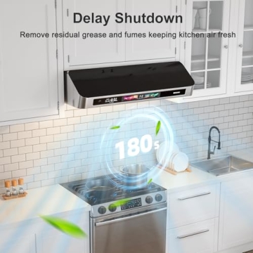 30 Inch Range Hood - Voice & Gesture Control, 900 CFM