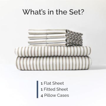 King 6 Piece Bed Sheet Set - Soft & Cool Luxury
