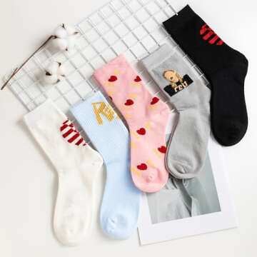 Yuoos Women’s Soft Cotton Socks - Album Inspired Gift