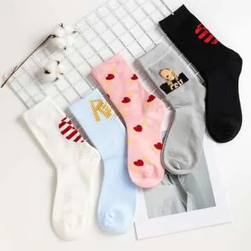 Yuoos Women’s Soft Cotton Socks - Album Inspired Gift