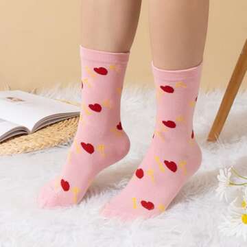 Yuoos Women’s Soft Cotton Socks - Album Inspired Gift