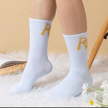 Yuoos Women’s Soft Cotton Socks - Album Inspired Gift