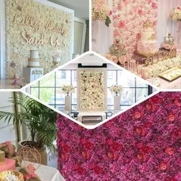 Vibrant 13 Sq ft Flower Wall Mats for Stunning Backdrops