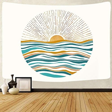 Ocean Sunrise Wall Tapestry for Vibrant Home Decor