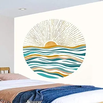 Ocean Sunrise Wall Tapestry for Vibrant Home Decor