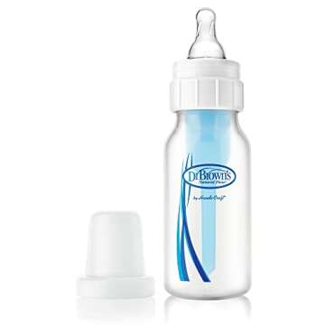 Dr. Brown’s Specialty Feeding System Starter Kit, Narrow Baby Bottles, Infant-Paced Feeding Valve, Oral Feeding Solution for Infants with Cleft Lip, Tongue Tie, Lip Tie, 0m+