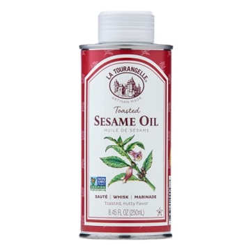 La Tourangelle Toasted Sesame Oil – Perfect for Stir-Fry, Salads, and More, 8.45 Fl Oz