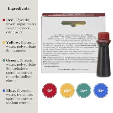 Watkins Food Coloring Set - 4 Vibrant Colors