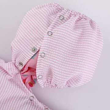 THOVSMOON Toddler Gingham Flotation Device Cover