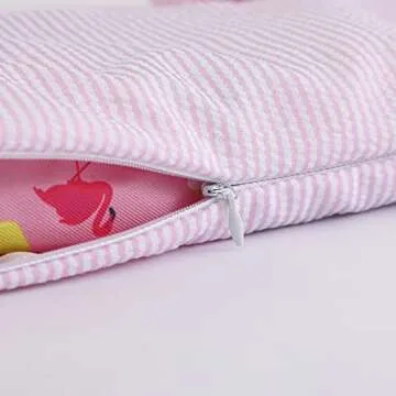 THOVSMOON Toddler Gingham Flotation Device Cover