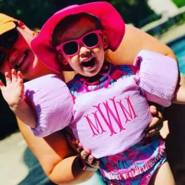 THOVSMOON Toddler Gingham Flotation Device Cover