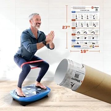 Lifepro Vibration Plate Workout Poster for All Fitness Levels