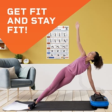 Lifepro Vibration Plate Workout Poster for All Fitness Levels