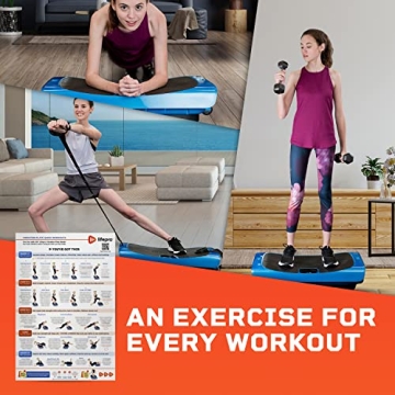 Lifepro Vibration Plate Workout Poster for All Fitness Levels