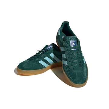 adidas Gazelle Indoor Mens Collegiate Green Hazy Sky Size 12