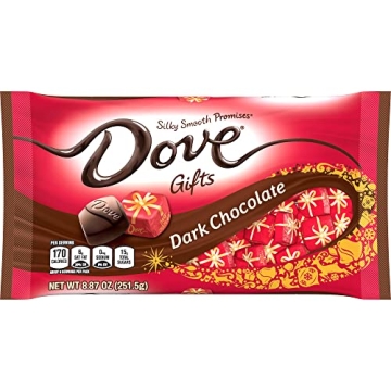 DOVE PROMISES Dark Chocolate Holiday Gift 8.87 oz Bag