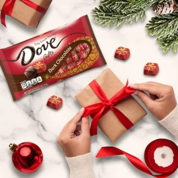 DOVE PROMISES Dark Chocolate Holiday Gift 8.87 oz Bag